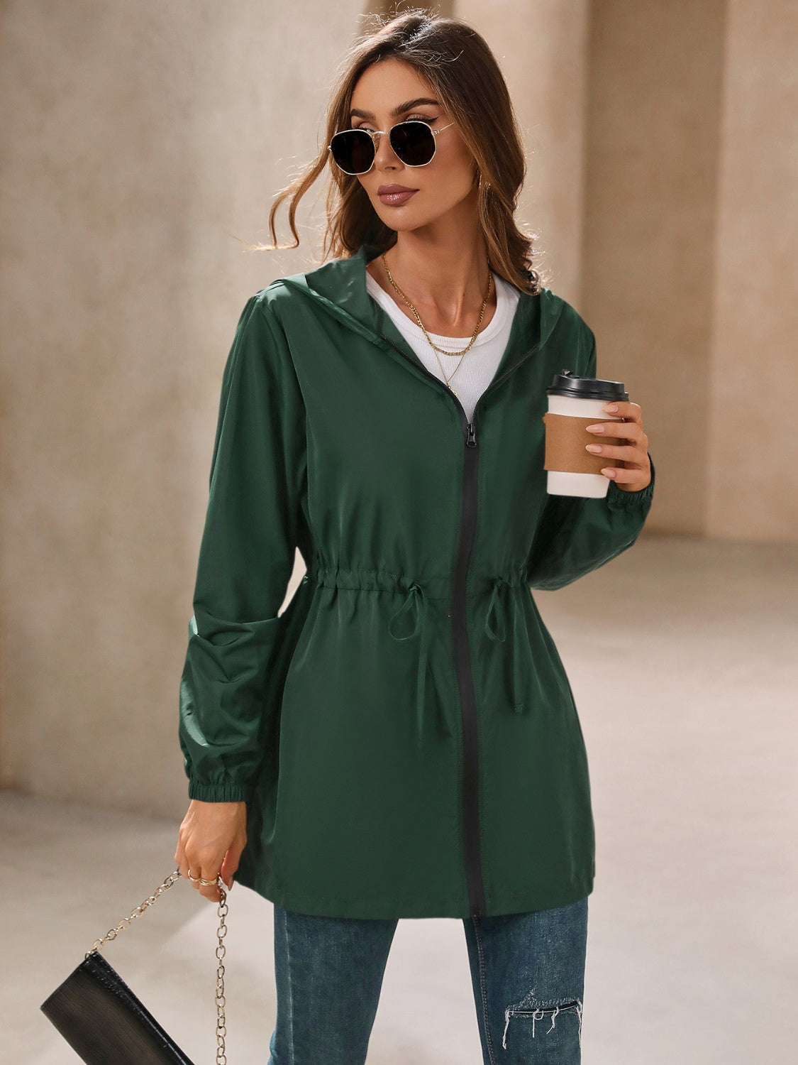 Hooded Windbreaker