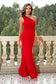 One-Shoulder Sleeveless Maxi Dress