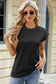 Round Neck Cap Sleeve T-Shirt