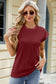 Round Neck Cap Sleeve T-Shirt