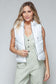 Snobbish Zip Up Quilted Hooded Vest