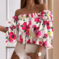 Colorful Off Shoulder Blouse